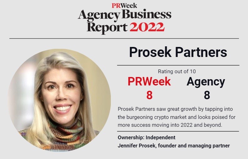 Prosek 2022 PRWeek Agency Business Report 