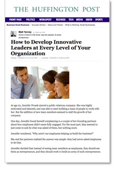 How to Develop Innovative Leaders at Every Level of Your Organization