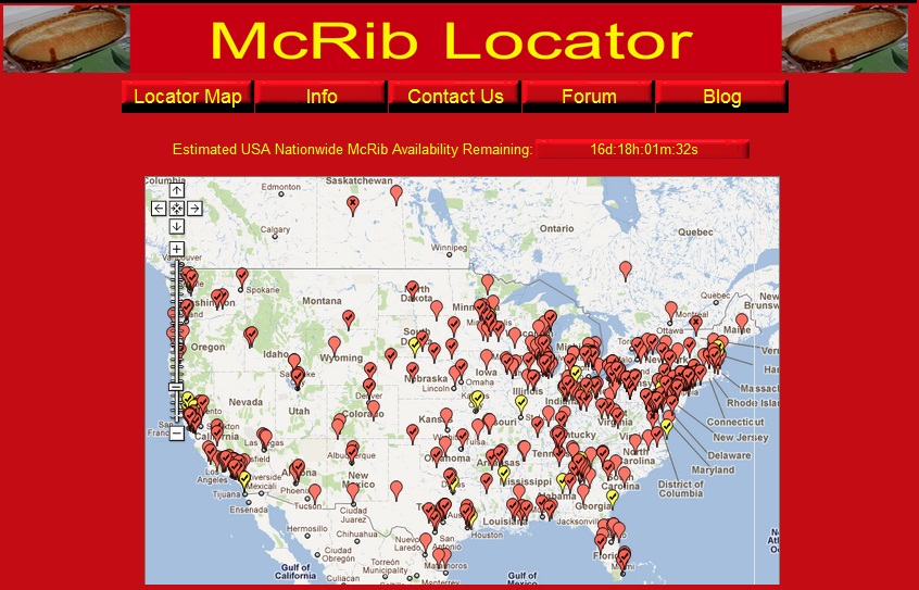 Find your McRib today!