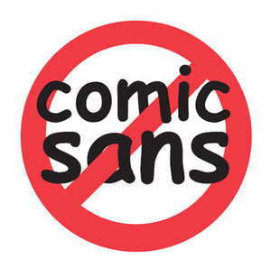 Ban Comic Sans